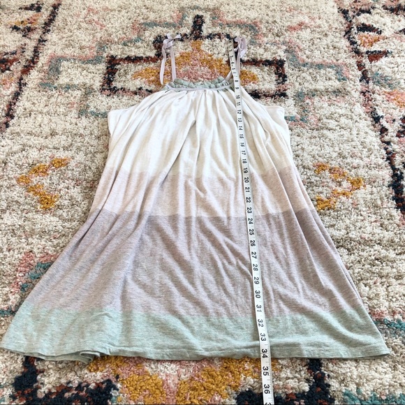 Anthropologie Eloise purple stripe swing sundress - Picture 4 of 8